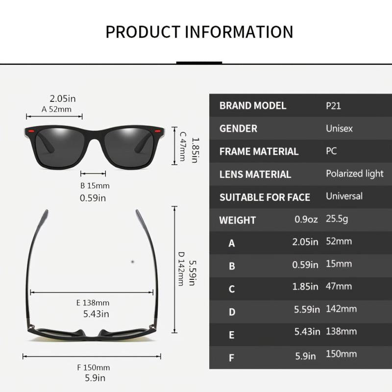Polarized Sunglasses Driving Sun Glasses Outdoor Fishing Eyewear