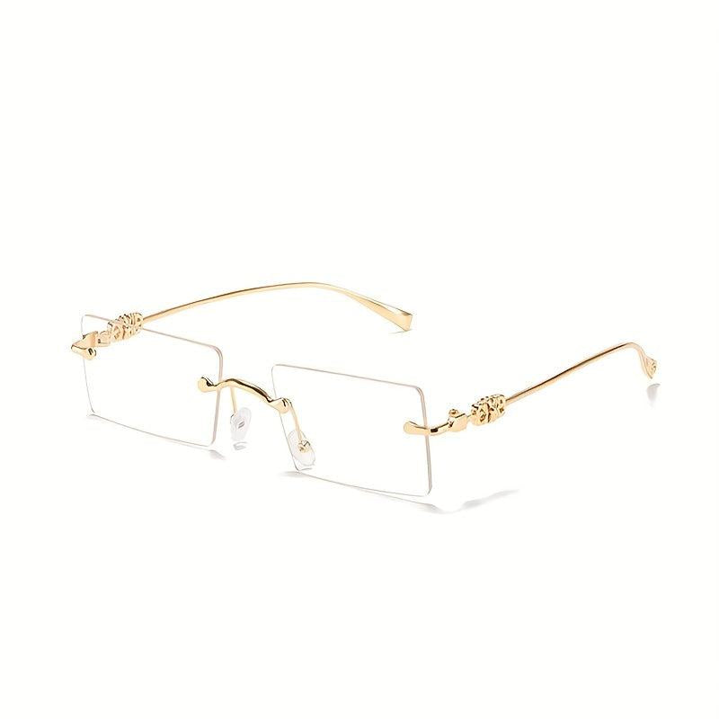 Men's Metal Rimless Glasses