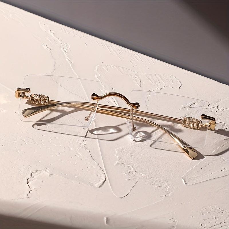 Men's Metal Rimless Glasses