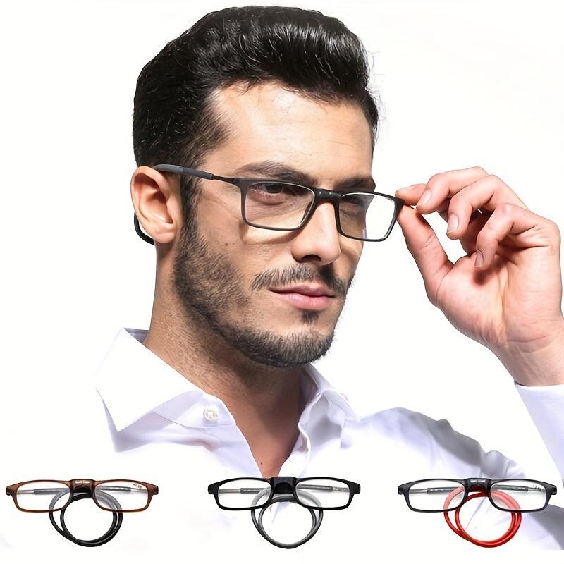 Portable Hanging Presbyopic Glasses Magnetic Suction Frame