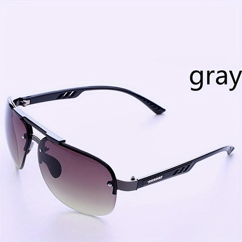 UV400 Polarized Driving Sunglasses Rimless Eyewear Men Women