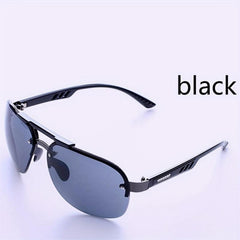 UV400 Polarized Driving Sunglasses Rimless Eyewear Men Women