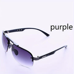 UV400 Polarized Driving Sunglasses Rimless Eyewear Men Women