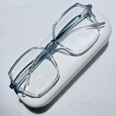 Men's Square Frame Light Glasses Unisex UV Ray Eyeglasses