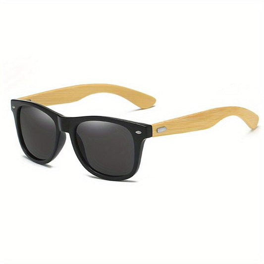 Classic Aviator Sunglasses UV Protection Retro Style Wooden Sunglasses