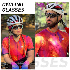 SCVCN Sports Men's Cycling Sunglasses Photochromic Protection Cycling Glasses