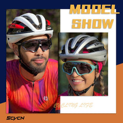 SCVCN Sports Men's Cycling Sunglasses Photochromic Protection Cycling Glasses