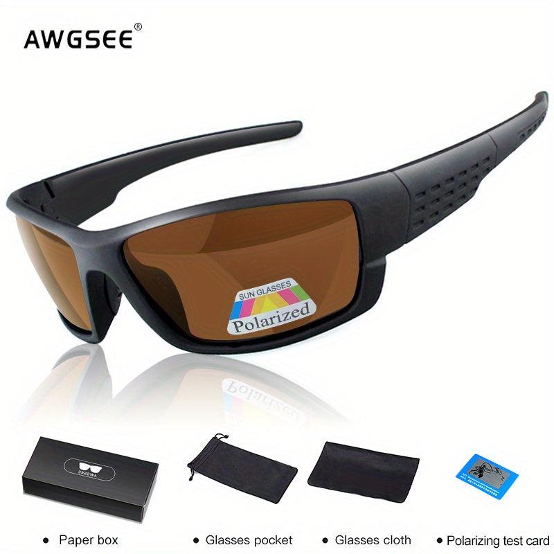 Polarized Sports Sunglasses Frosted Frame Men Women UV 400