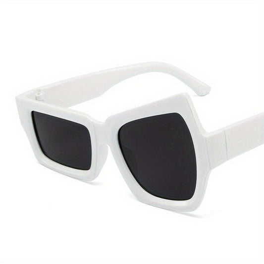 Men's Irregular Square Sunglasses Acrylic Mirror Eyewear