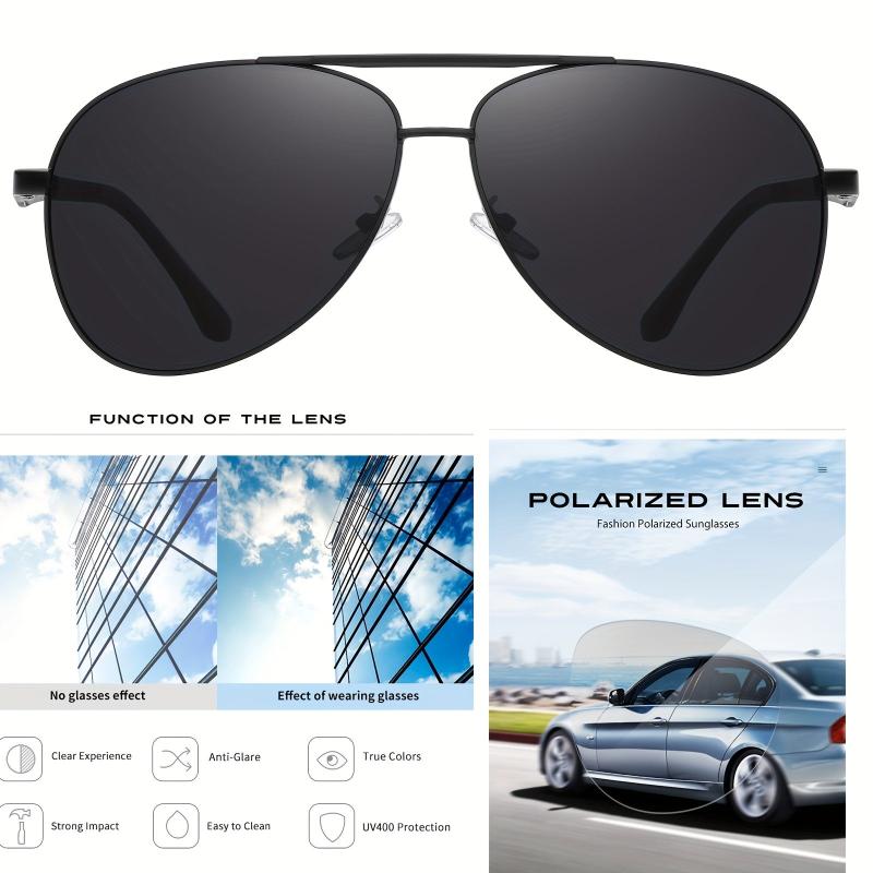 Big XL Wide Frame Extra Large Polarized Aviator Sunglasses