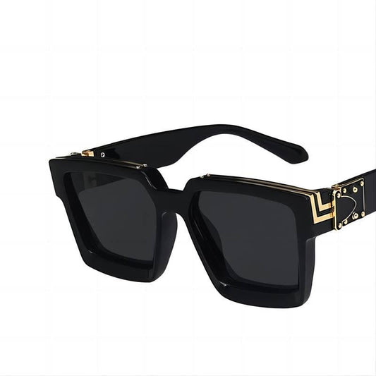 Vintage Square Sunglasses Leopard Polarized UV Protection Shades