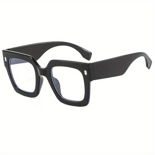 Clear Lens Glasses Anti-Blue Light Oversized Frame Unisex