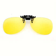Rimless Polarized Clip On Sunglasses Anti glare Lens Accessory