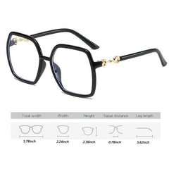 Oversize Light Blocking Glasses for Women Unisex
