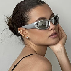 Steampunk Polarized Sunglasses Candy Y2K