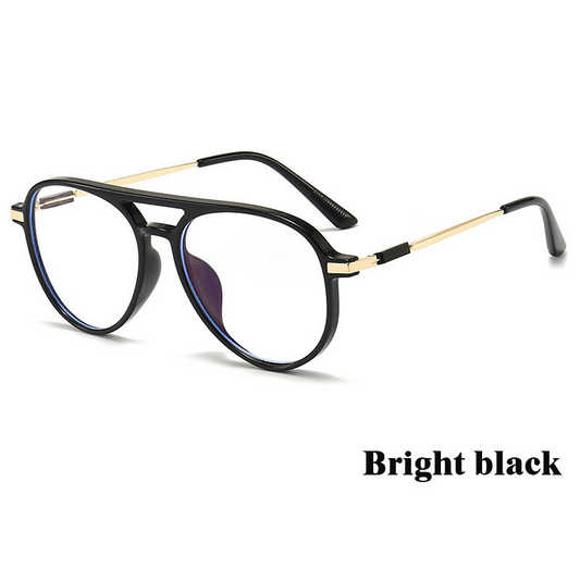 Anti Light Oval Frame Reading Glasses Unisex