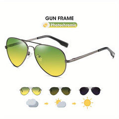 Polarized Photochromic Night Driving Glasses