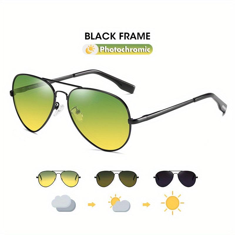 Polarized Photochromic Night Driving Glasses
