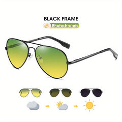 Polarized Photochromic Night Driving Glasses