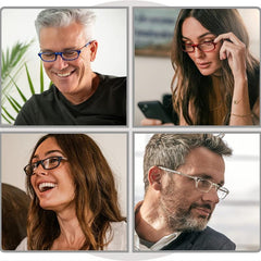 Magnetic Reading Glasses Computer Readers Adjustable Temples