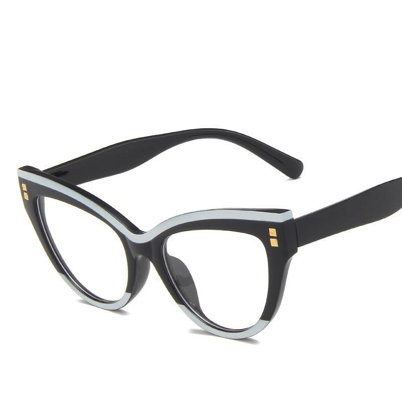 Oversized Light Blocking Cat Eye Glasses - Relieve Eye Fatigue