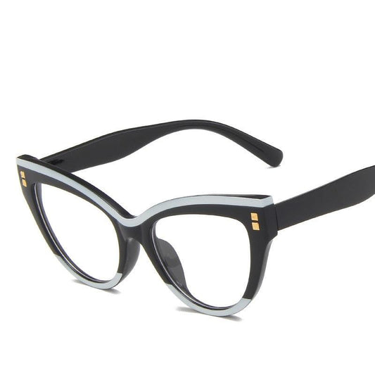 Oversized Light Blocking Cat Eye Glasses - Relieve Eye Fatigue