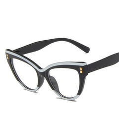 Oversized Light Blocking Cat Eye Glasses - Relieve Eye Fatigue