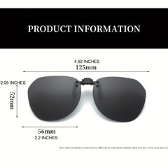 Men's Clip-On Polarized Sunglasses for Fishing Driving