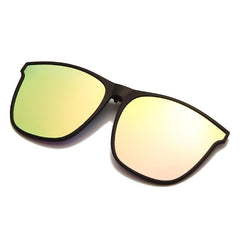 Photochromic Clip On Sunglasses Men Night Vision Goggles Anti Glare Glasses