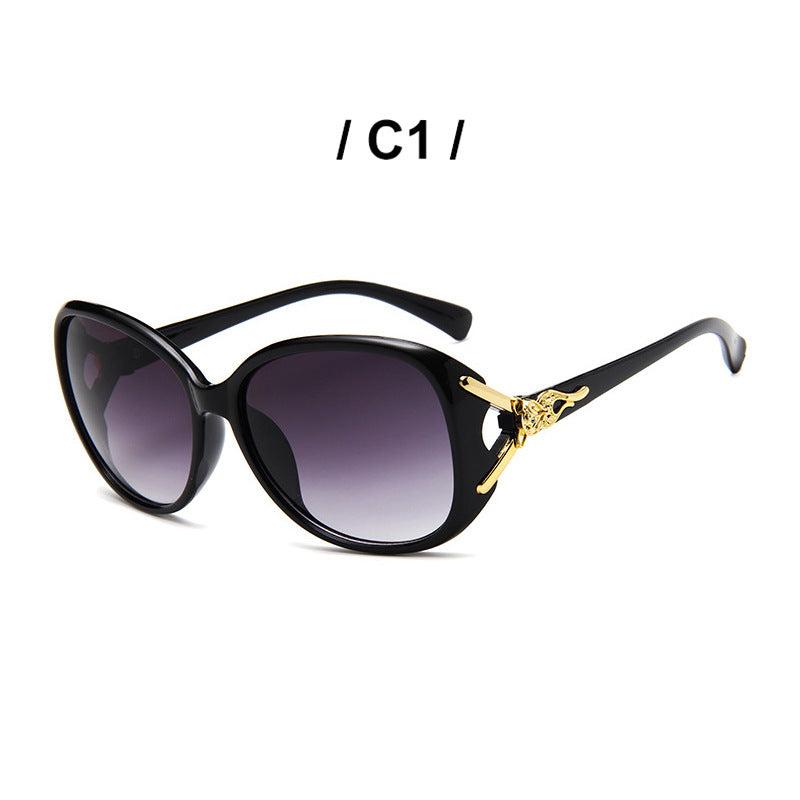 Oval Sunglasses Fox Head Charm Gradient Glasses UV400