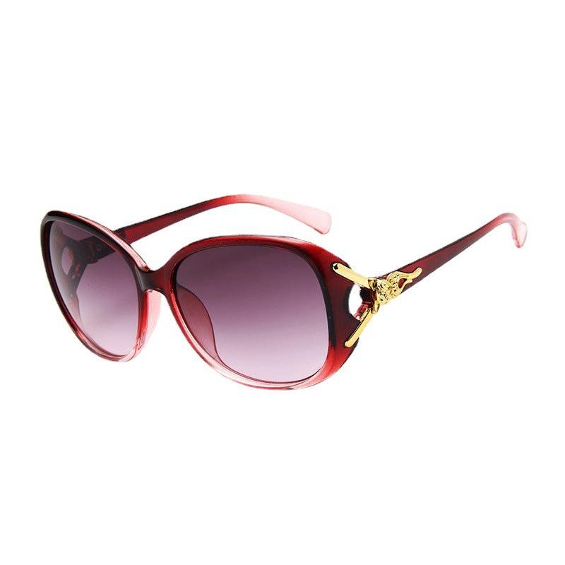 Oval Sunglasses Fox Head Charm Gradient Glasses UV400