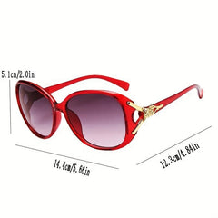 Oval Sunglasses Fox Head Charm Gradient Glasses UV400