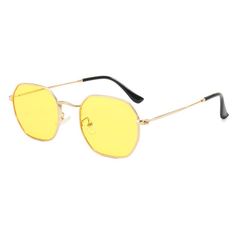 Multicolor UV Protection Sunglasses with Zipper Case