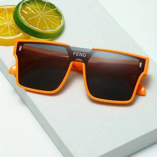 Y2K Square Sunglasses UV400 for Women Men Windproof Driving Beach Party