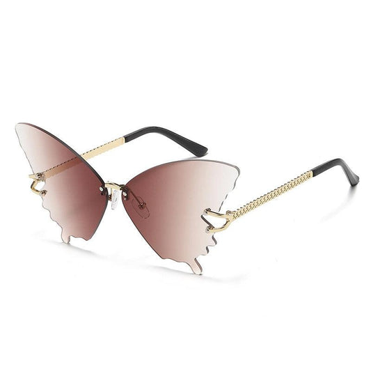 Colorful Butterfly Sunglasses Vintage Unisex Glasses