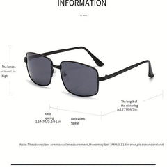 Polarized Sunglasses For Women Men Anti Glare Metal Glasses UV400