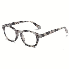 Retro Tortoiseshell Reading Glasses Anti Light Spring Hinge Presbyopic Unisex