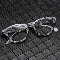 Retro Tortoiseshell Reading Glasses Anti Light Spring Hinge Presbyopic Unisex