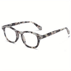 Retro Tortoiseshell Reading Glasses Anti Light Spring Hinge Presbyopic Unisex