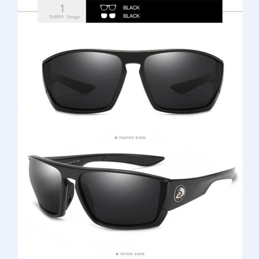 DUBERYU Large Frame Polarized Sports Sunglasses for Men