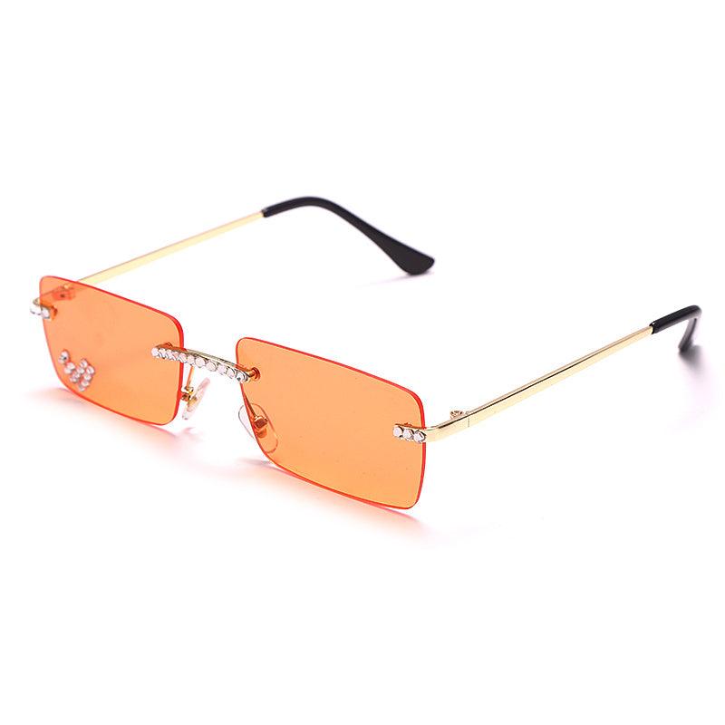 Small Frame Heart Sunglasses Cute Fashion Vintage Style