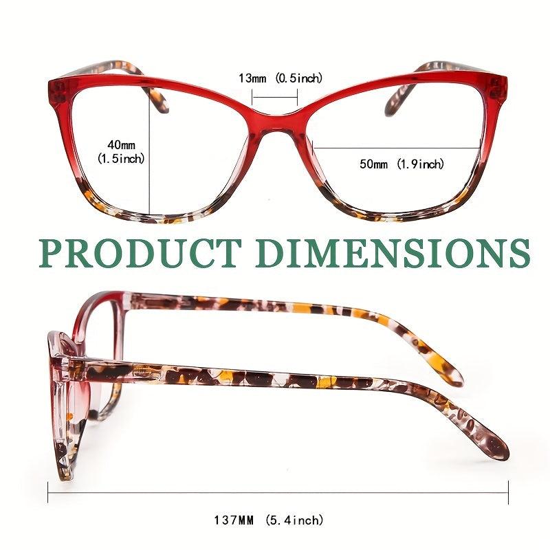 Anti Blue Light Reading Glasses Square Block Computer Readers