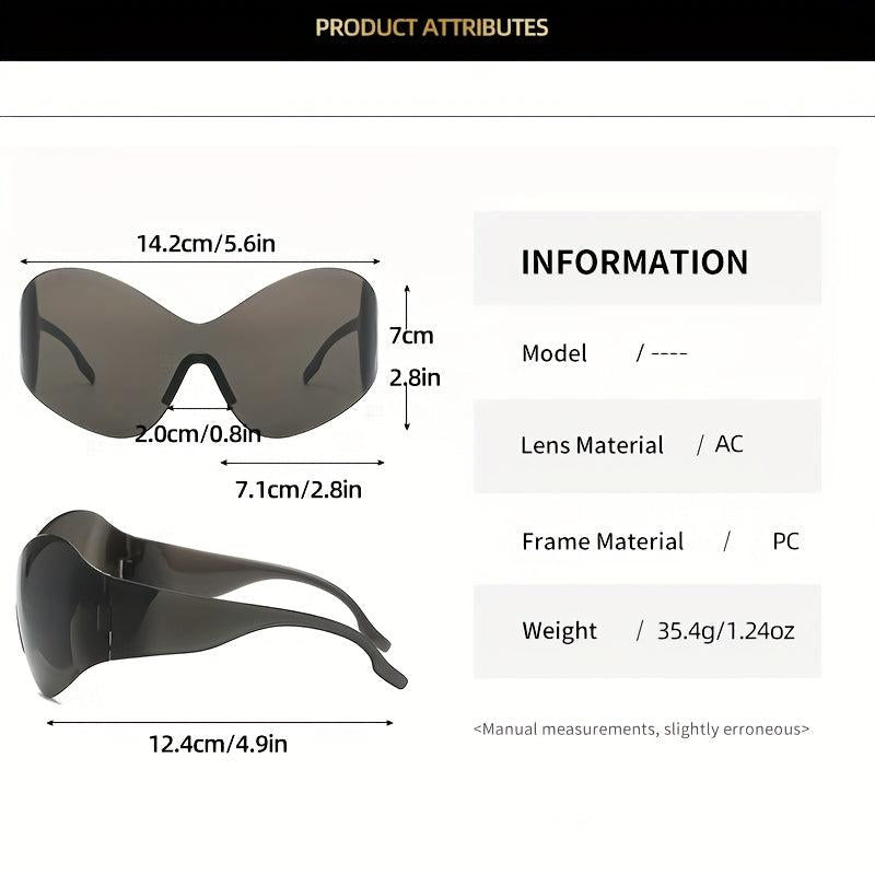 Y2K Wrap Around Sunglasses UV400