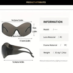 Y2K Wrap Around Sunglasses UV400