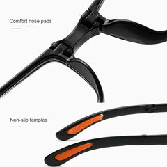 Folding Reading Glasses Diopter 1.0-4.0 Anti Light Presbyopia Eyeglasses