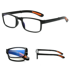 Folding Reading Glasses Diopter 1.0-4.0 Anti Light Presbyopia Eyeglasses