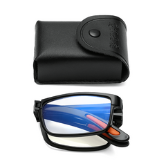 Folding Reading Glasses Diopter 1.0-4.0 Anti Light Presbyopia Eyeglasses