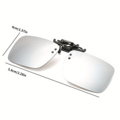 Polarized Clip On Sunglasses Flip Up Anti Glare UV400