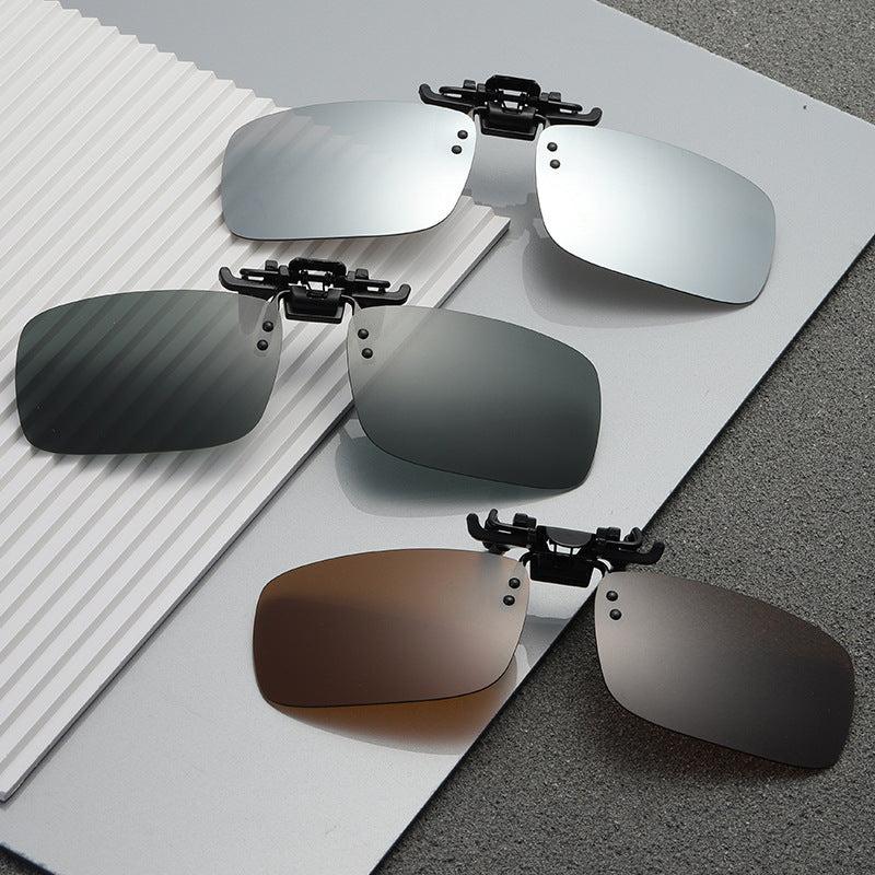 Polarized Clip On Sunglasses Flip Up Anti Glare UV400