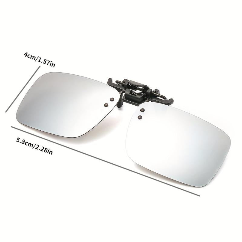 Polarized Clip On Sunglasses Flip Up Anti Glare UV400